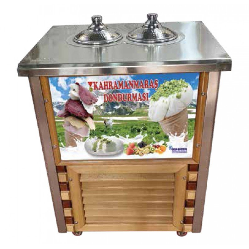 2 li Sosluksuz Dondurma Fıçısı