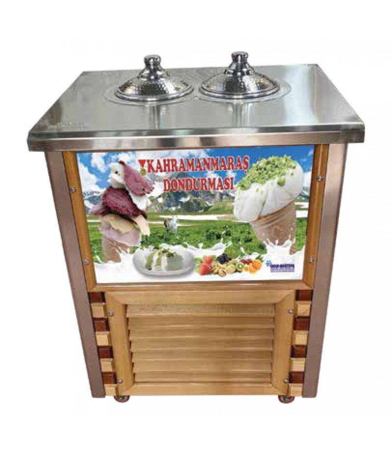 2 li Sosluksuz Dondurma Fıçısı